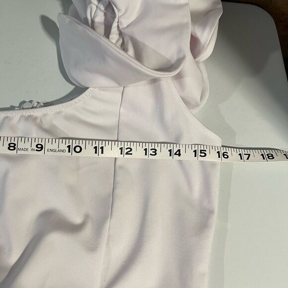 White one-shoulder formal dress 🙂3/$15 - Picture 13 of 14